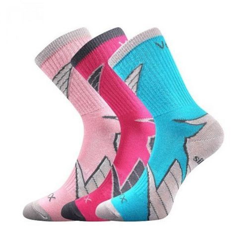 3PACK children's socks Voxx multicolored (Joskik-mix-girl)
