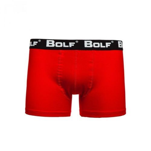 Stylish Men's Boxer Shorts Bolf 0953- 3 Pack - Red,