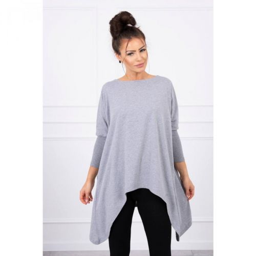 Blouse oversize gray