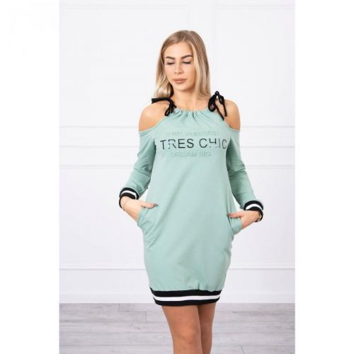 Dress Tres Chic dark mint