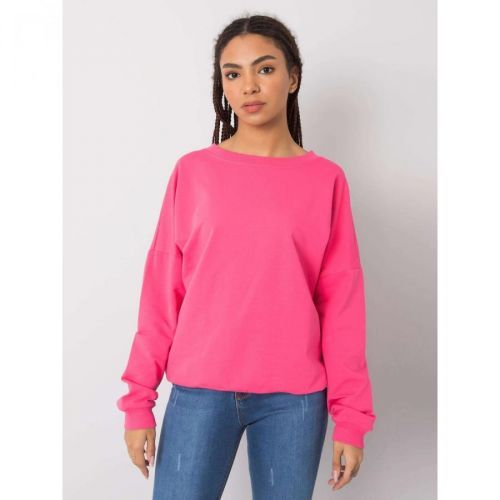 RUE PARIS Pink sweatshirt without a hood
