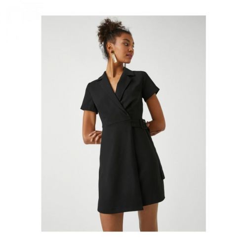 Koton V-Neck Short Sleeve Dress