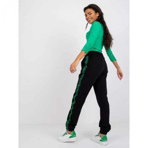 Women's black blouse with inscriptions