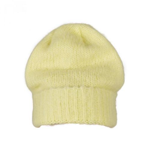 Soft Acrylic Beanie Yellow