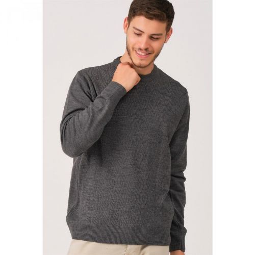 V0230 DEWBERRY MEN'S SWEATER-SMOKED