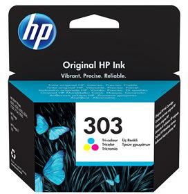 HP 303 Tri-color Original Ink Cartridge (165 pages), T6N01AE