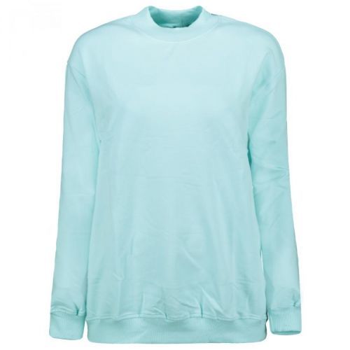 Basic mint cotton sweatshirt