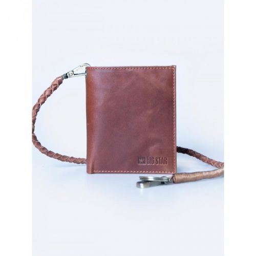 Big Star Man's Wallet Wallet 175231 Light  SkÃra naturalna-803