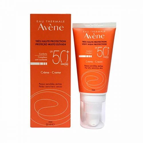 Avène Ochranný pleťový krém pro suchou a citlivou pleť SPF 50+ (Very High Protection Cream) 50 ml