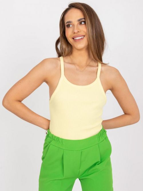 ŽLUTÝ CROP TOP MARIANA -EM-TP-585.78-YELLOW Velikost: ONE SIZE