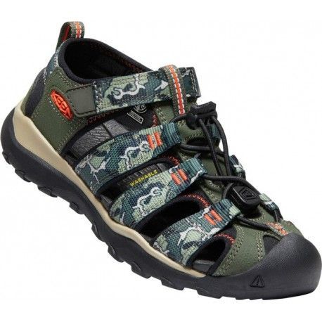 Keen Newport Neo H2 Youth forest night/camo dětské outdoorové sandály i do vody 37 EUR