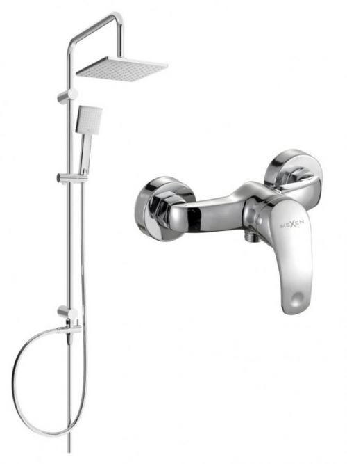 MEXEN/S Tordsprchový sloup včetně sprchové baterie Fabia, chrom 746540200-00