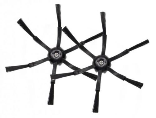 nipponcec.cz Boční kartáček pro XIAOMI Roborock / Xiaowa 6-ti ramenný černý 2ks