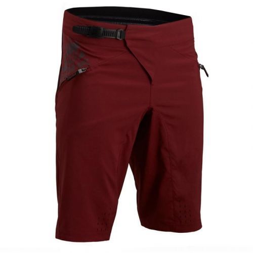 Kraťasy Silvini Fabriano - pánské, volné, bez vložky, punčová-černá - velikost 2XL