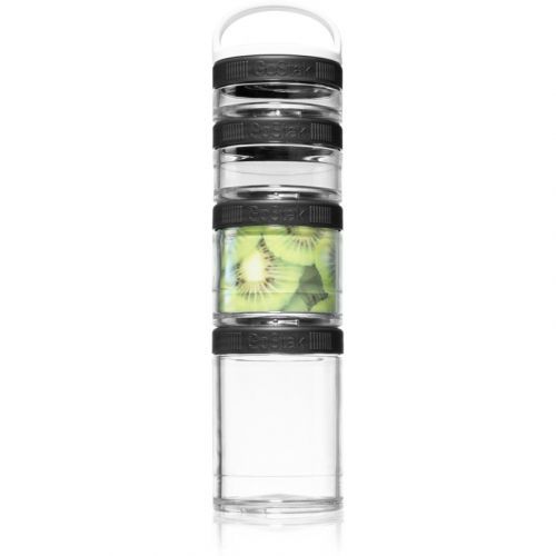 Blender Bottle GoStak® Starter 4 Pak Black zásobníky k uchovávání pokrmů