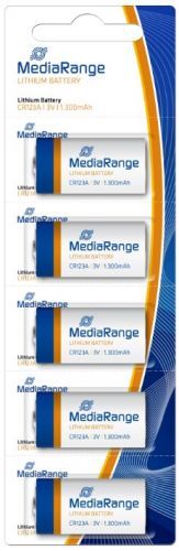 MediaRange Premium lithium baterie, CR123A, 3V, 5ks