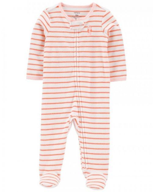 CARTER'S Overal na zip Sleep&Play Stripe Seahorse holka NB/ vel. 56