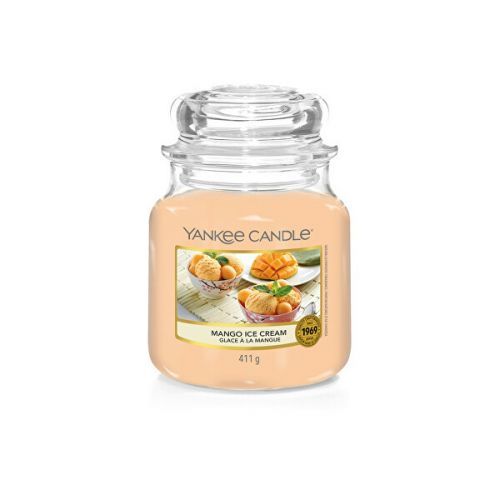 Yankee Candle Aromatická svíčka Classic střední Mango Ice Cream 411 g