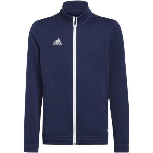 adidas ENT22 TK JKTY Juniorská fotbalová mikina, Tmavě modrá, velikost 164