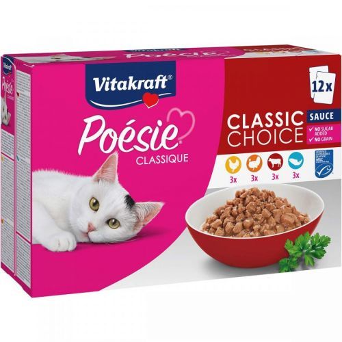 Vitakraft Poésie Classique v omáčce 12 × 85 g