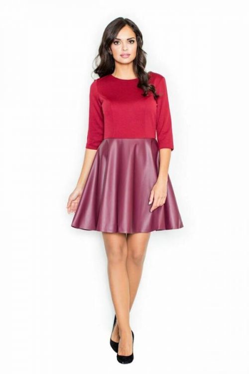 Šaty M162 - Figl - XL-42 - vínový