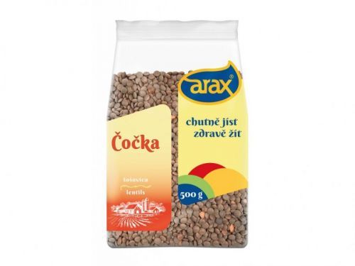 ARAX Čočka červená neloupaná 500 g