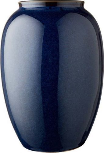 Modrá kameninová váza Bitz, výška 25 cm