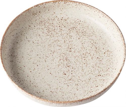 Bílý keramický dezertní talíř MIJ Fade, ø 20 cm