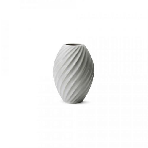 Bílá porcelánová váza Morsø River, výška 16 cm