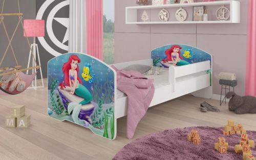 ADRK Dětská postel s obrázky - čelo Pepe bar Rozměr: 160 x 80 cm, Obrázek: Ariel