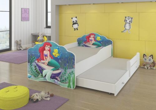 ADRK Dětská postel s obrázky - čelo Casimo II Rozměr: 160 x 80 cm, Obrázek: Ariel