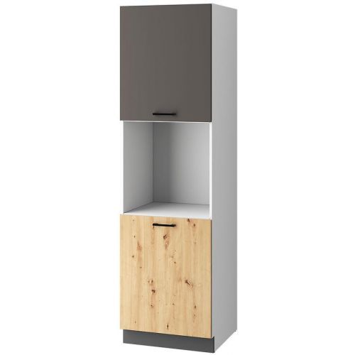 Kuchyňská Skříňka Clara D60pk 2133 P/L grafitově šedá/dub artisan