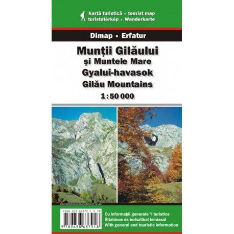DIMAP Muntii Gilaului, Muntele Mare 1:50 000 turistická mapa
