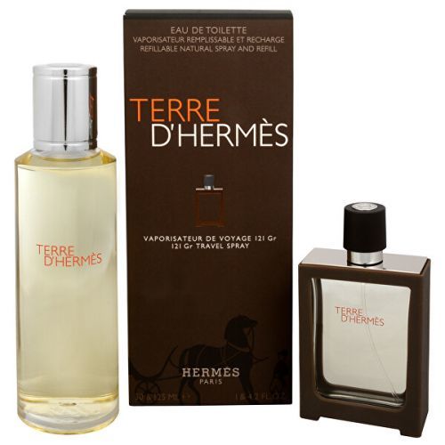Hermes Terre D' Hermes - EDT 30 ml (plnitelná) + EDT 125 ml (náplň)