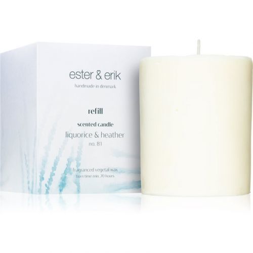 ester & erik scented candle liquorice & heather (no. 81) vonná svíčka náhradní náplň 350 g