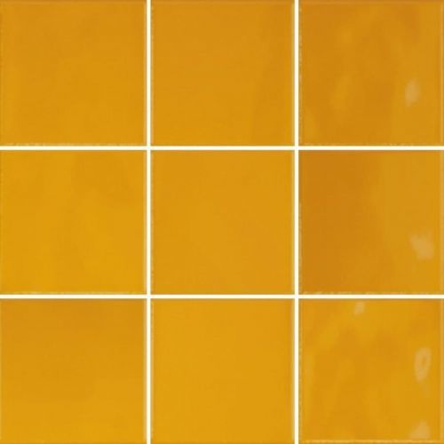 Obklad Vitra Retromix amber yellow 10x10 cm lesk K9484238