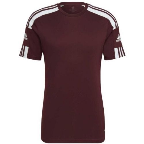 adidas SQUAD 21 JSY SS Pánský fotbalový dres, Červená,Bílá, velikost M
