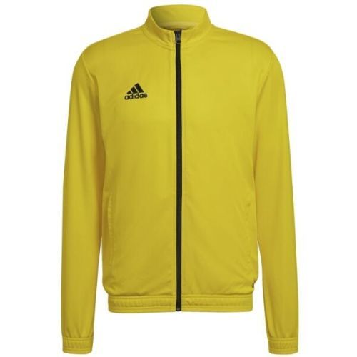 adidas ENT22 TK JKT Pánská fotbalová mikina, Žlutá,Černá, velikost XL