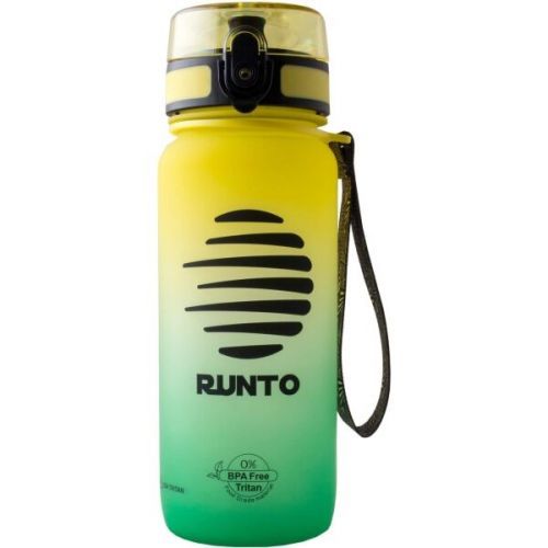 Runto SPACE 650 ml Sportovní lahev, Žlutá,Zelená, velikost UNI