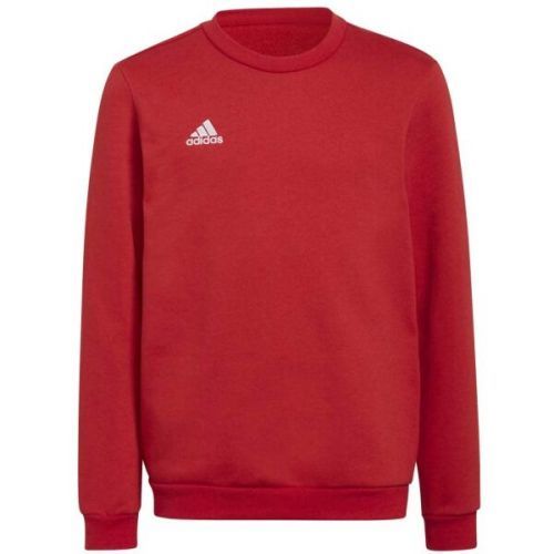 adidas ENT22 SW TOPY Chlapecká mikina, Červená,Bílá, velikost 128