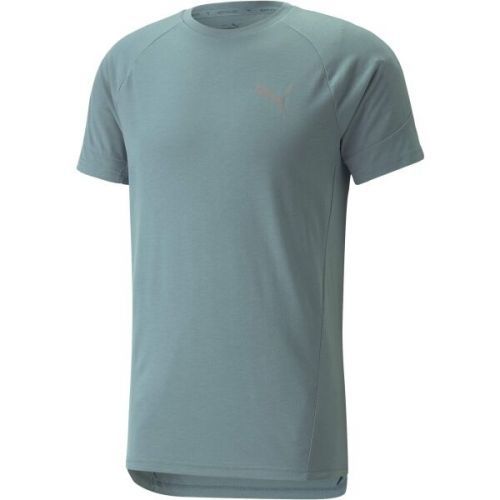 Puma EVOSTRIPE TEE Pánské triko, Modrá, velikost M