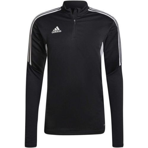 adidas CON22 TR TOP Pánská fotbalová mikina, Černá,Bílá, velikost XXL