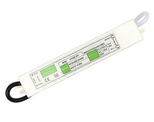 LED21 Napájecí zdroj 20W 1,66A 12V DC IP67 voděodolný BRG50006