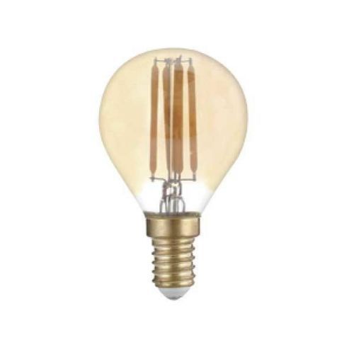 Optonica LED žárovka 4W COB Filament Golden Glass G45 E14 400lm ULTRA Teplá bílá