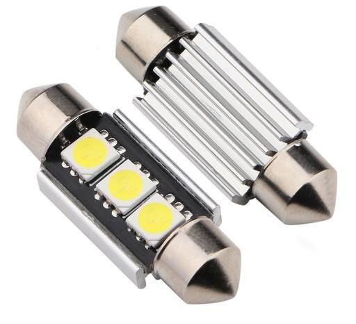 Interlook LED auto žárovka LED C5W 3 SMD 5050 CAN BUS 36mm