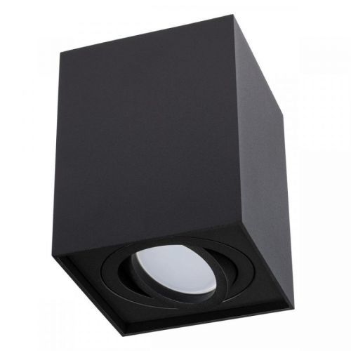 Podhledové bodové svítidlo Natynkowa HALOGENOWA Ruchoma AMAT-L GU10 Kwadratowa černá 115mm LUMILED