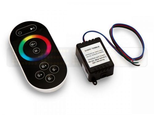 Ledin RGB kontroler pro LED pásky 12V 6A, dotykové dálkové RF ovládání