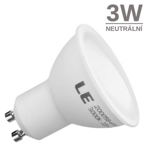 LED21 LED žárovka 3W 5xSMD2835 GU10 260lm Neutrální bílá