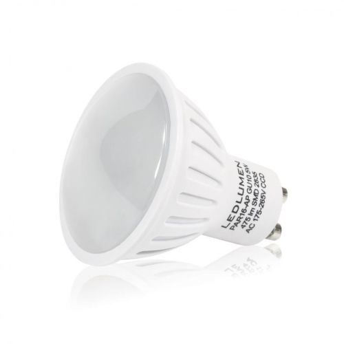 LED21 LED žárovka 5W 6xSMD2835 GU10 470Lm CCD Teplá bílá