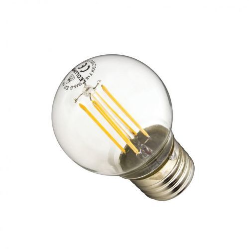Ledlumen LED žárovka 4W 4xCOS Filament E27 470lm CCD TEPLÁ BÍLÁ